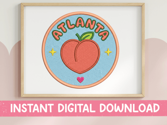 Atlanta Peach City Patch SVG Review