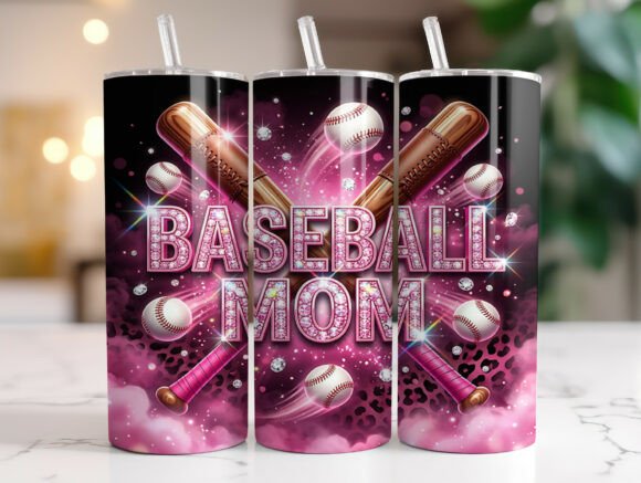 Baseball Mom 20oz Skinny Tumbler Wrap Review