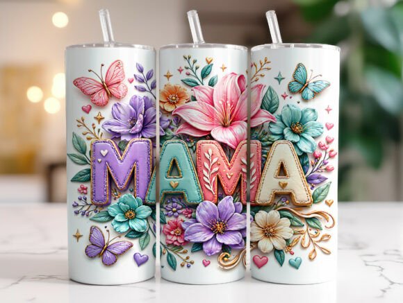 Colorful Mama Flowers 20 Oz Tumbler Wrap Review