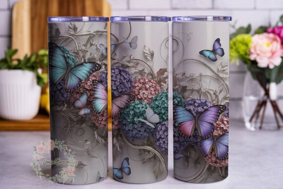 Floral Butterfly Dream 20oz Tumbler Wrap Review