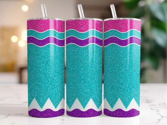 Glitter Teacher Pencil 20oz Tumbler Wrap Review