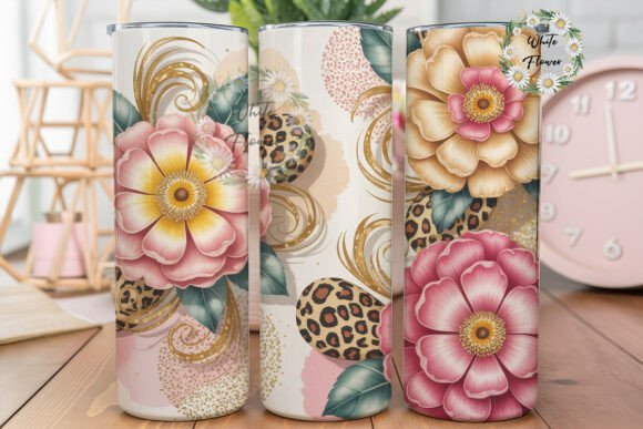 Leopard Print Floral 20oz Tumbler Wrap Review