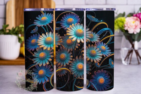 Luminous Floral Bliss 20oz Tumbler Wrap Review