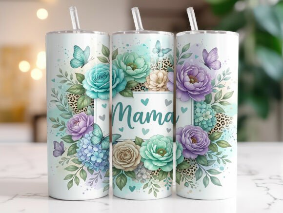 Mama Leopard Floral Butterfly Tumbler Review