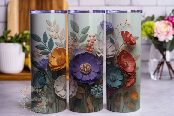 Muted Floral Elegance 20oz Tumbler Wrap Review