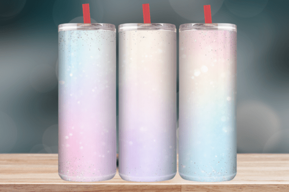 Pastel Glitter Soft Gradient Tumbler Wrap Review