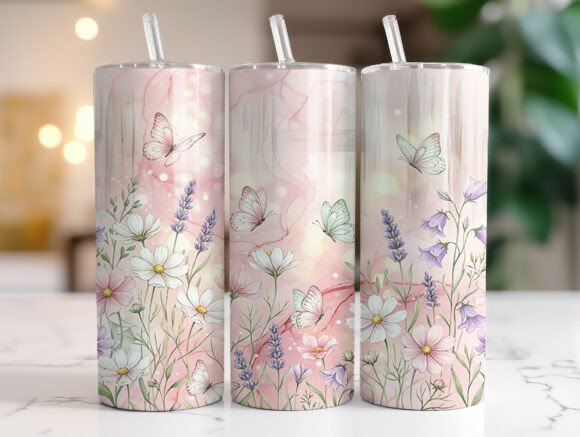 Pastel Wildflower Floral Tumbler Wrap Review