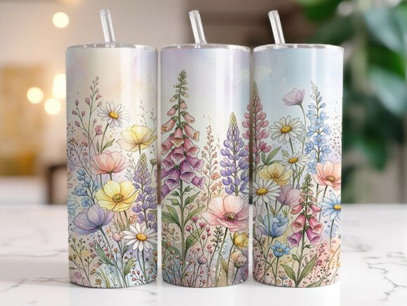 Spring Wildflower Meadow Tumbler Wrap Review