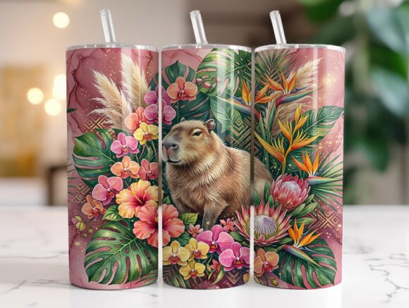 Tropical Summer Capybara Tumbler Wrap Review
